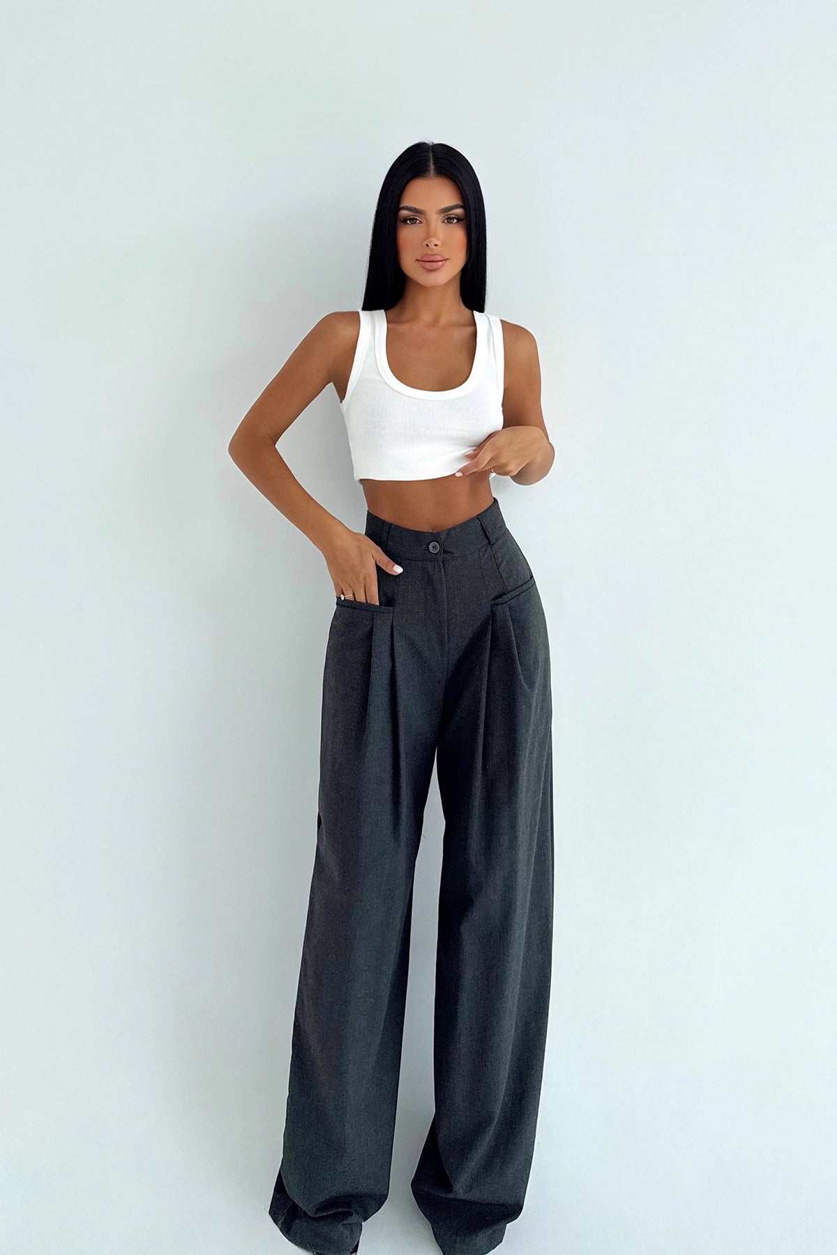 Wide Leg Palazzo Pants
