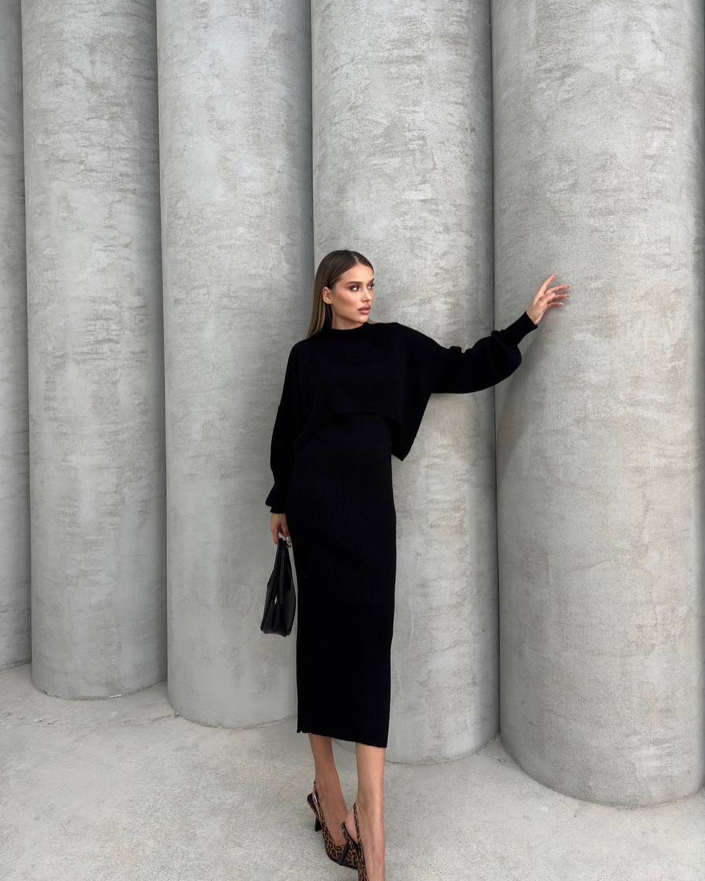 Knitted Sweater Dress