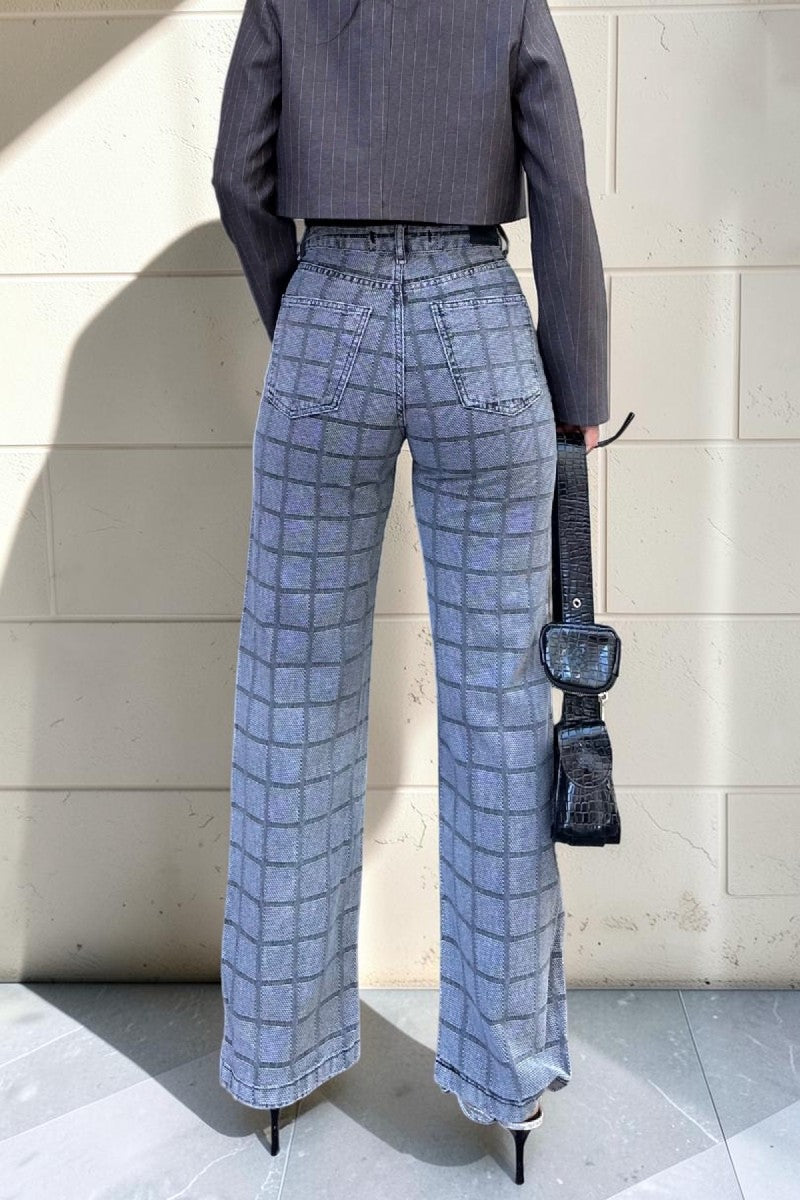 Grey Mom Jeans