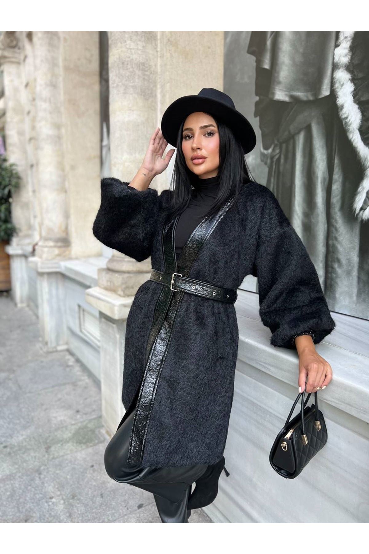 Wrapover coat