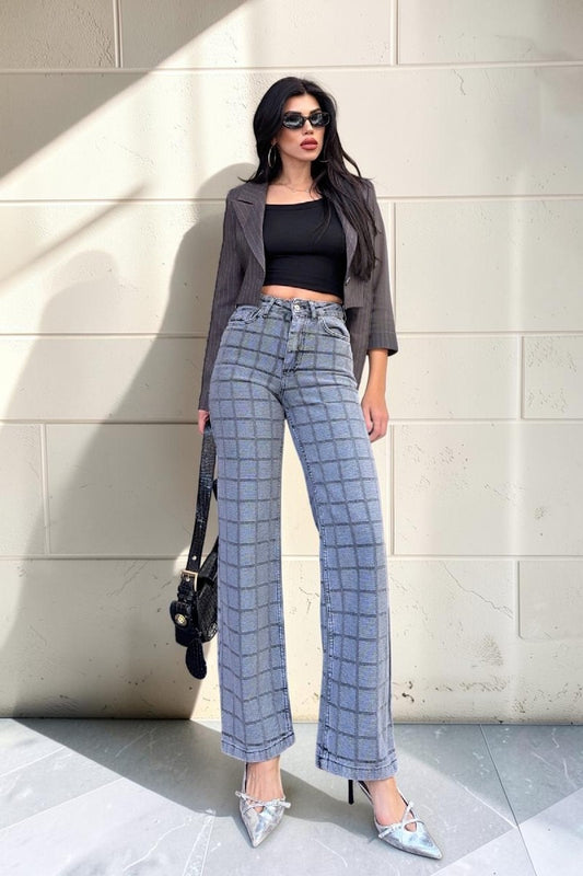 Grey Mom Jeans