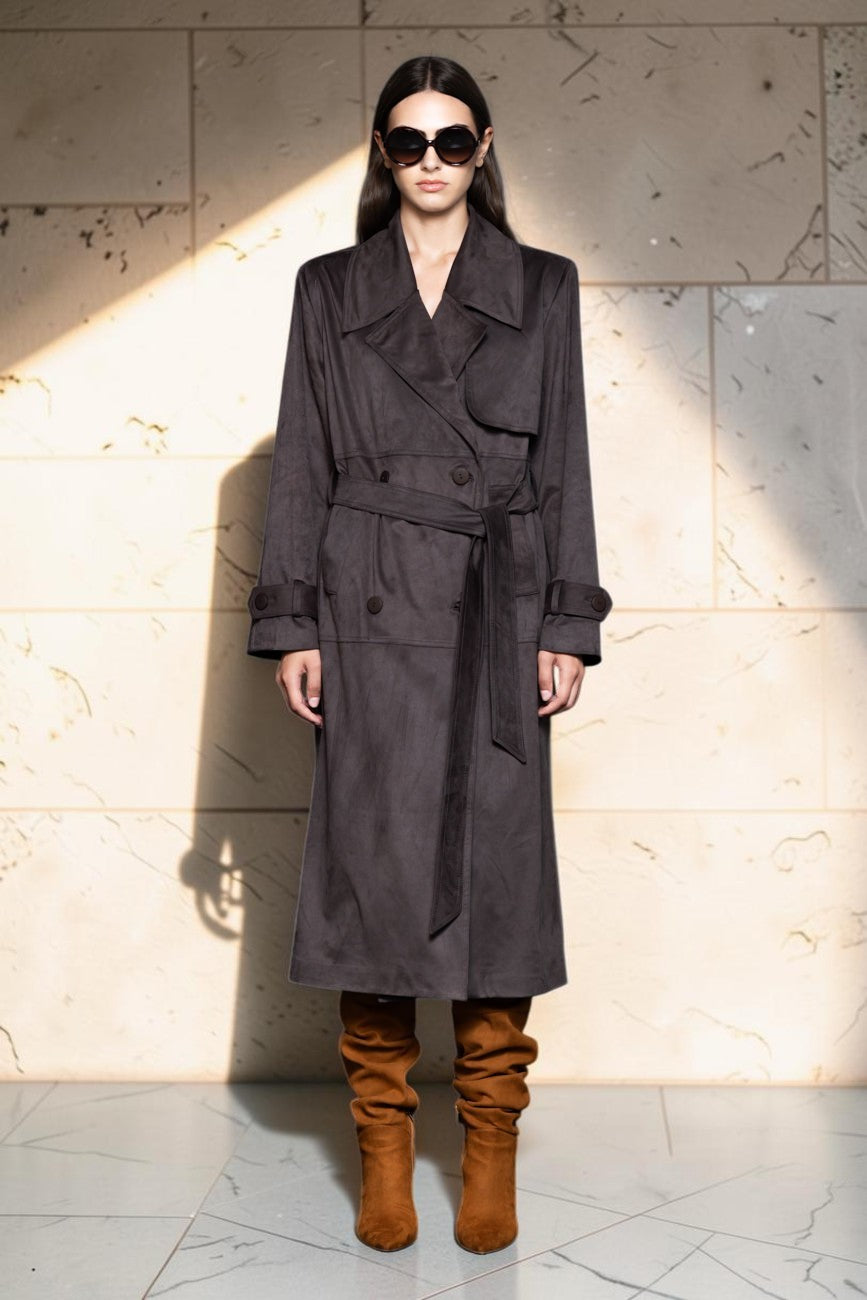 Nadia Suede Coat