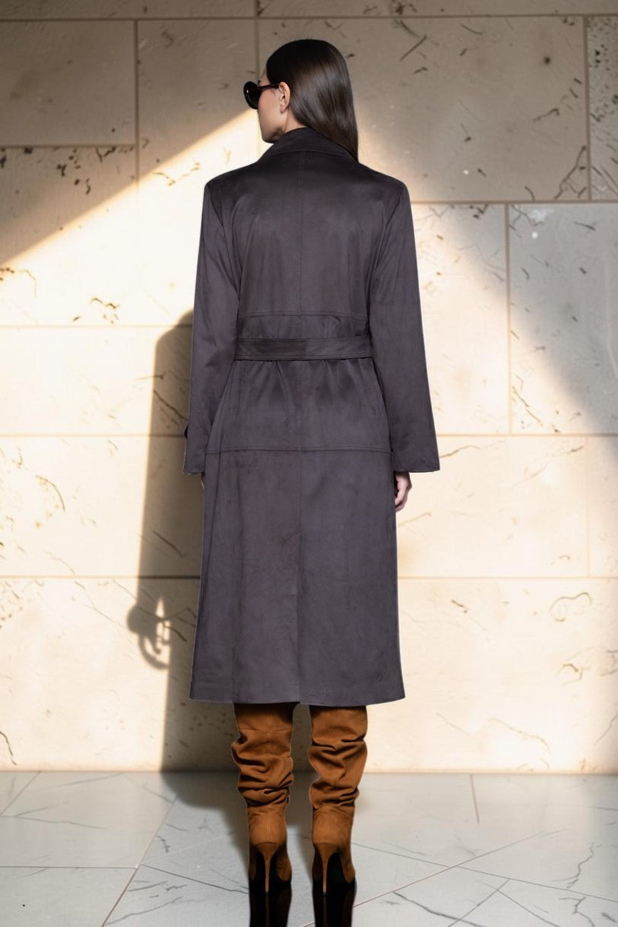 Nadia Suede Coat