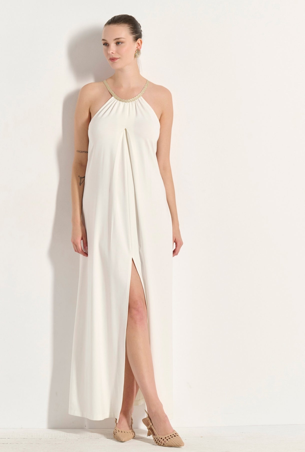 Maxi dress off-white