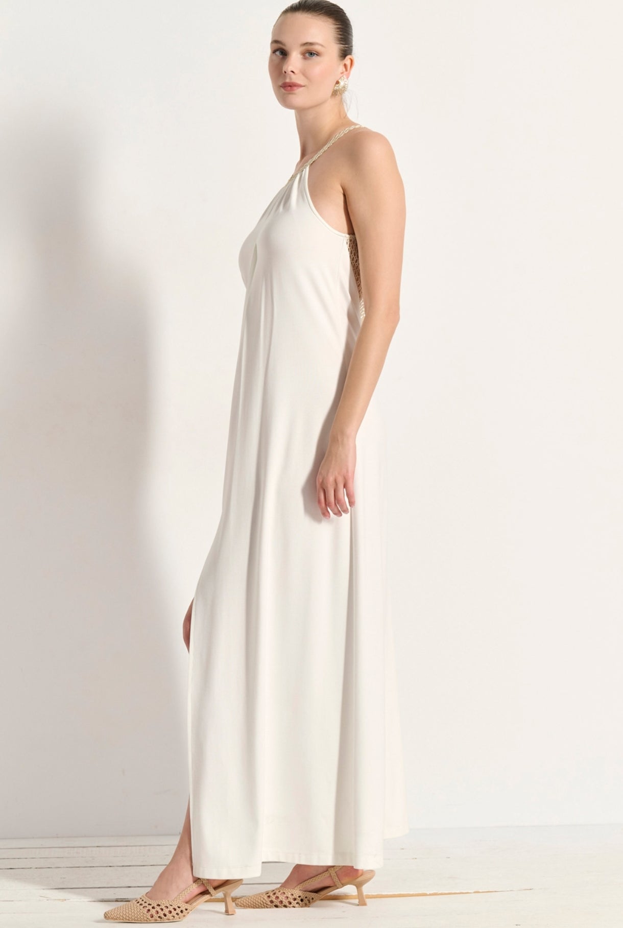 Maxi dress off-white